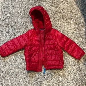 Primary puffer coat size 12-18mo